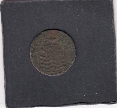 Beschrijving: Duit V.O.C. ZEELAND S166